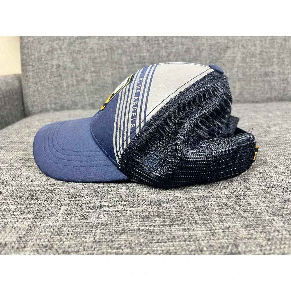 Top of the World Blue Angels Youth Trucker Hat Navy Blue Snapback Cap